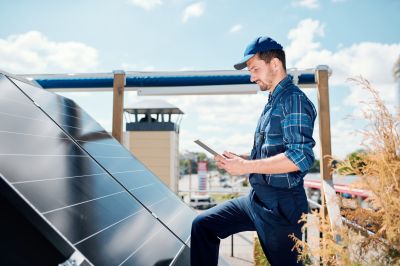 Roof Solar Panel Repair detail